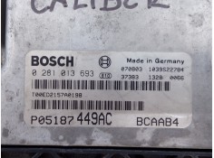 Recambio de centralita motor uce para dodge caliber s referencia OEM IAM P05187449AC 0281013693 E3-B6-4-2 2