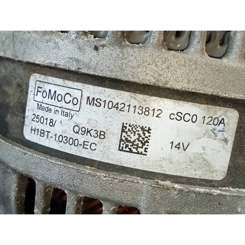 Recambio de alternador para ford fiesta (ce1) st-line referencia OEM IAM H1BT10300EC  