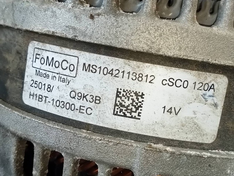 Recambio de alternador para ford fiesta (ce1) st-line referencia OEM IAM H1BT10300EC  