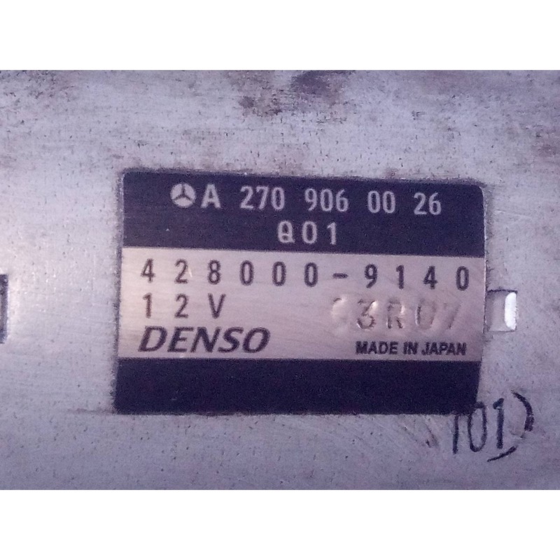 Recambio de motor arranque para mercedes-benz clase a (w176) a 180 cdi blueefficiency (176.012) referencia OEM IAM A2709060026 4