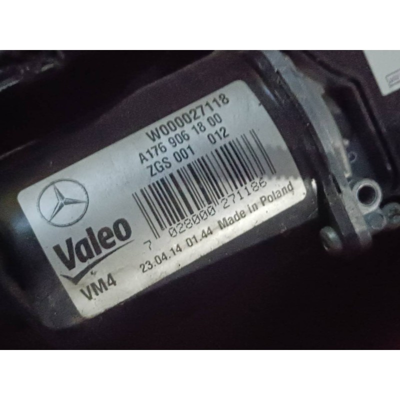 Recambio de motor limpia delantero para mercedes-benz clase a (w176) a 180 cdi blueefficiency (176.012) referencia OEM IAM A1769