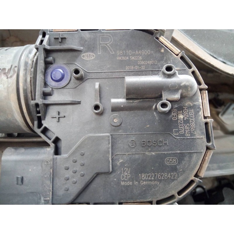Recambio de motor limpia delantero para kia carens ( ) drive referencia OEM IAM 98110A4900  