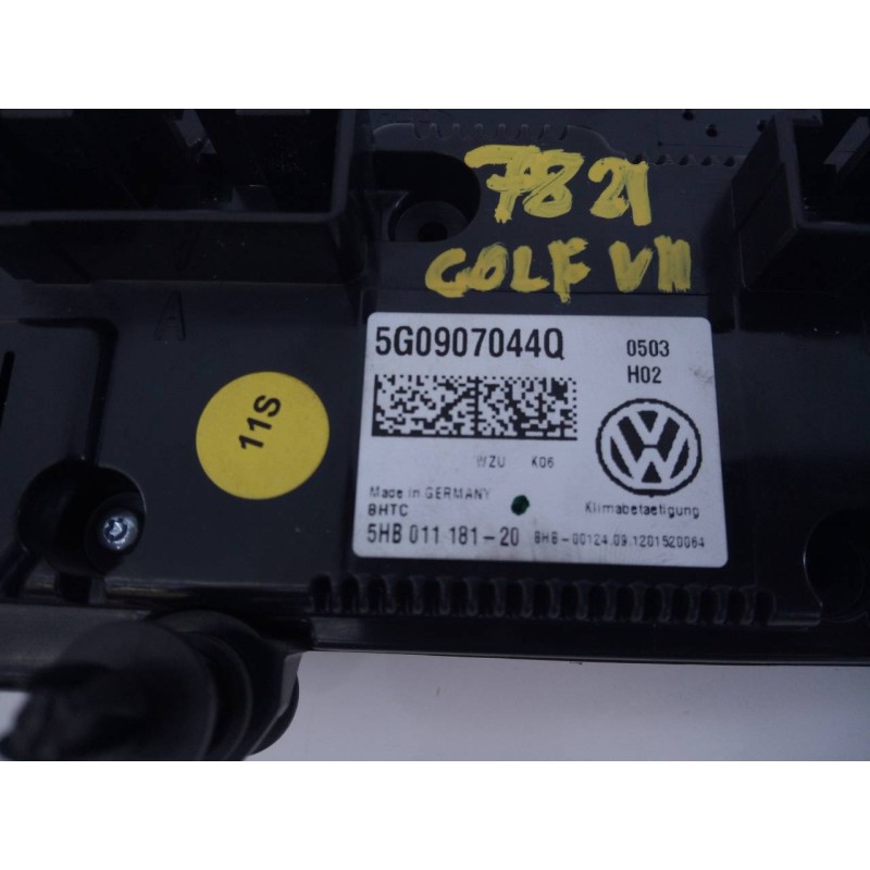 Recambio de mando climatizador para volkswagen golf vii lim. (5g1) comfortline bluemotion referencia OEM IAM 5G0907044Q  E2-A1-2