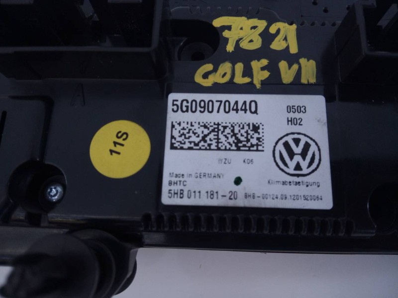 Recambio de mando climatizador para volkswagen golf vii lim. (5g1) comfortline bluemotion referencia OEM IAM 5G0907044Q  E2-A1-2