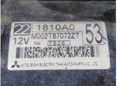 Recambio de motor arranque para mitsubishi l 200 (ka0/kb0) inform doppelkabine 4wd referencia OEM IAM M002T87072ZT 1810A0  2