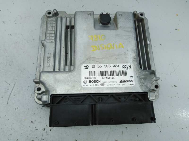 Recambio de centralita motor uce para opel insignia berlina selective referencia OEM IAM E5955585024 0281018769 E3-A5-24-1