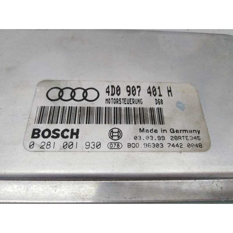 Recambio de centralita motor uce para audi a8 (d2) 2.5 tdi referencia OEM IAM 4D0907401H 0281001930 E2-A1-5-3
