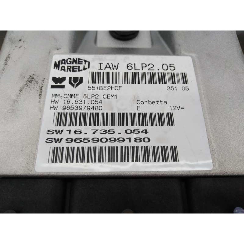 Recambio de centralita motor uce para citroën c4 coupe lx referencia OEM IAM 9659099180 9659099180 E3-B2-49-1