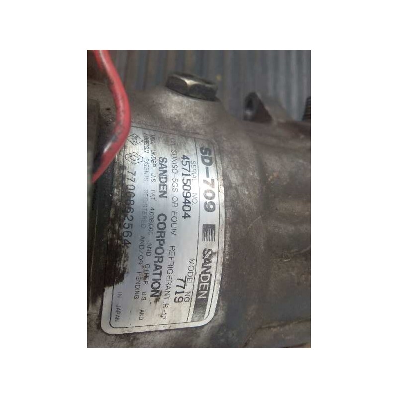 Recambio de compresor aire acondicionado para renault clio i fase i+ii (b/c57) 1.9 d campus (47kw) referencia OEM IAM 7700862564