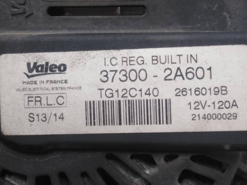 Recambio de alternador para kia cee´d active referencia OEM IAM 373002A601  P3-A5-5-1