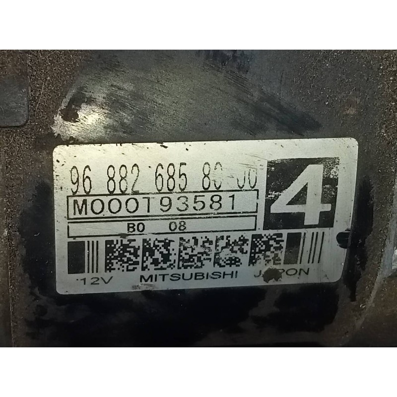 Recambio de motor arranque para peugeot 308 access referencia OEM IAM 9688268580  P3-B8-7-2