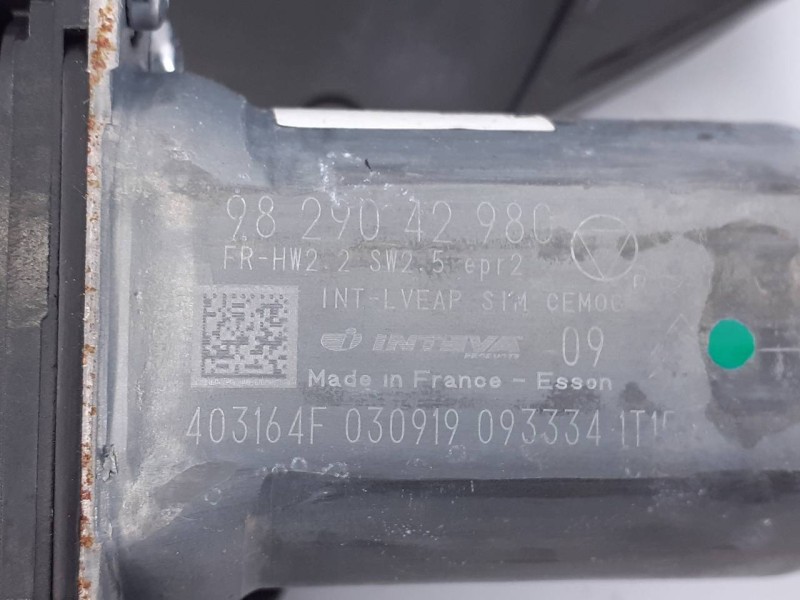 Recambio de elevalunas delantero derecho para opel corsa f elegance referencia OEM IAM 9829042980  E2-B6-5-1