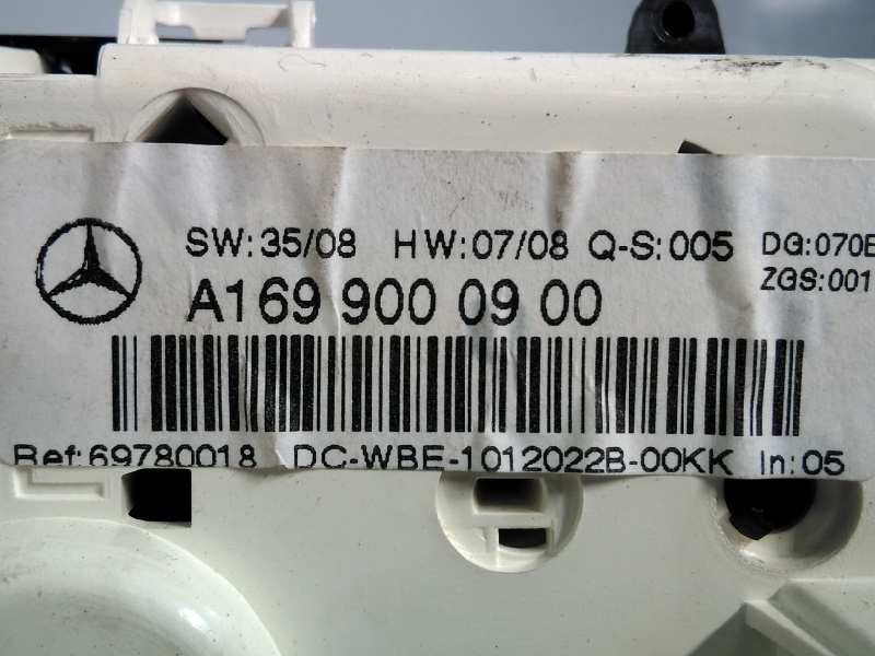 Recambio de mando climatizador para mercedes-benz clase b (w245) 180 cdi (245.207) referencia OEM IAM A1699000900 69780018 E3-A1