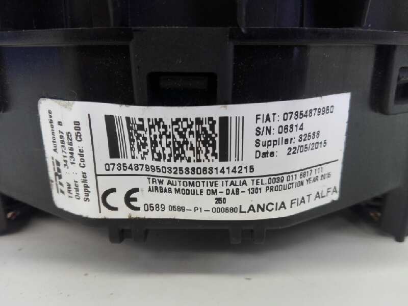 Recambio de airbag delantero izquierdo para fiat ducato furgón 30 180 power (rs: 3000 mm) (l1h1) referencia OEM IAM 07854879950 