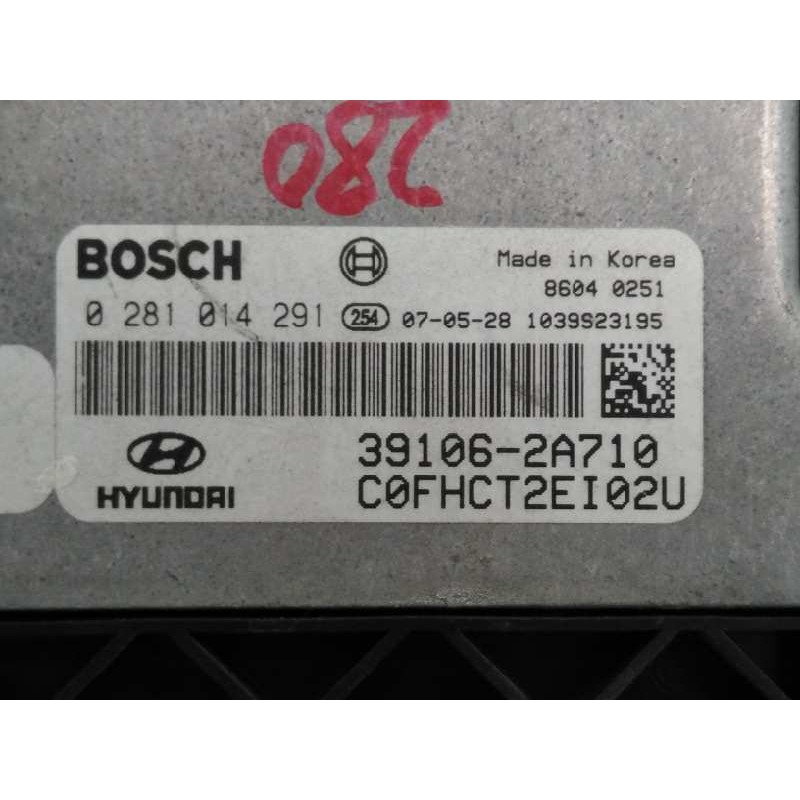 Recambio de centralita motor uce para hyundai i30 style referencia OEM IAM 391062A710 0281014291 E3-A3-54-1