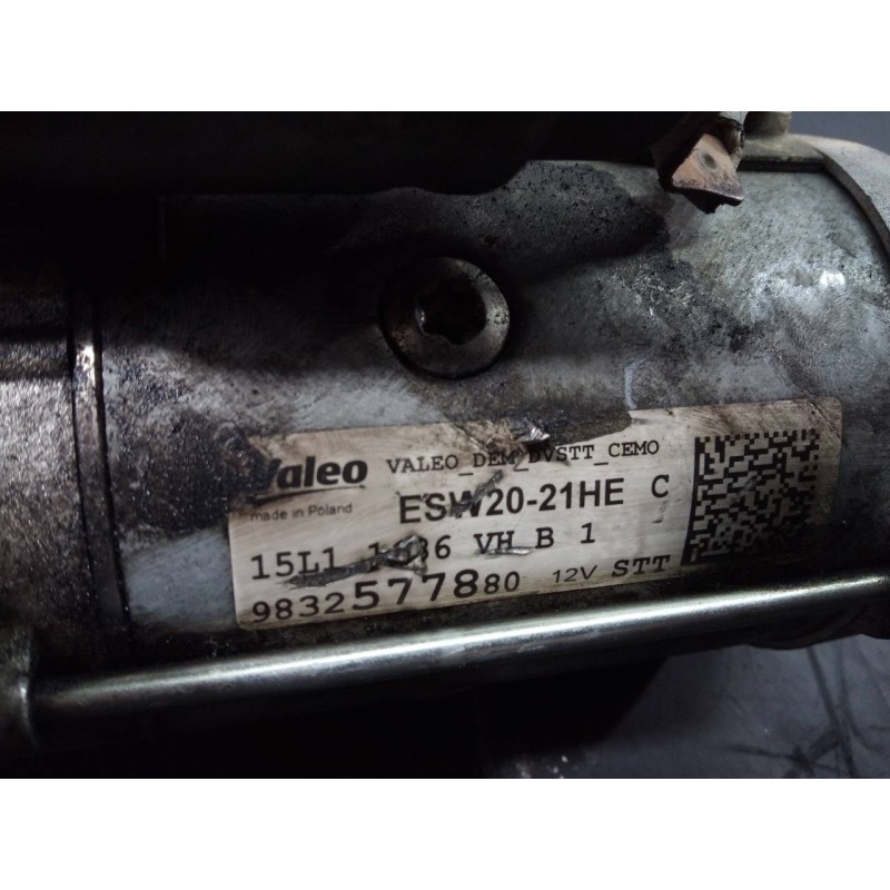 Recambio de motor arranque para peugeot 3008 gt line referencia OEM IAM 9832577880  P3-B7-13-3