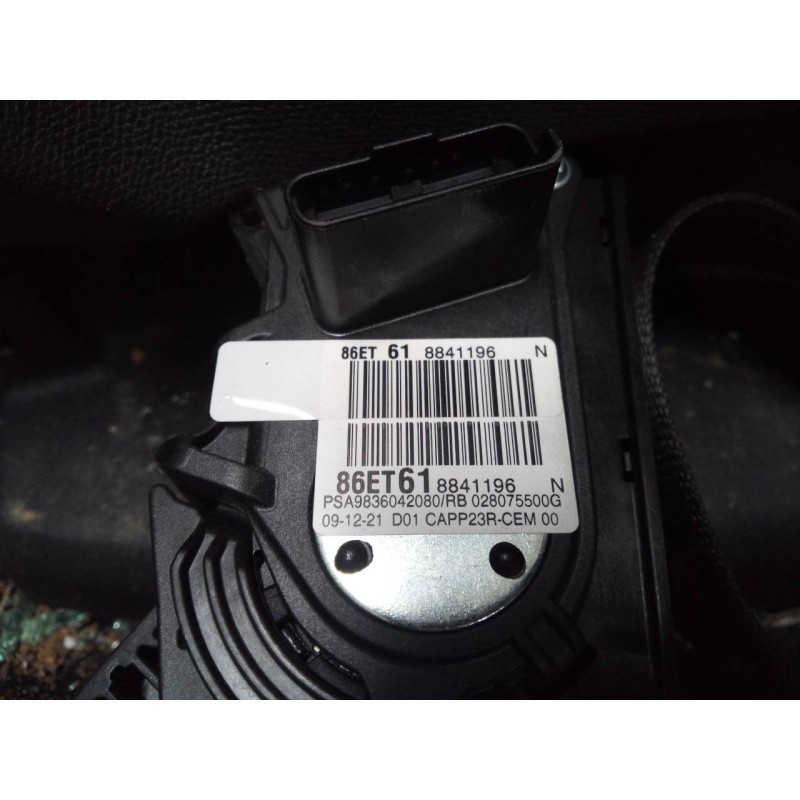 Recambio de pedal acelerador para peugeot 3008 gt line referencia OEM IAM 9836042080  