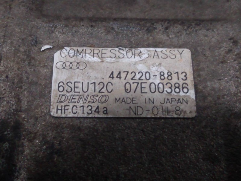 Recambio de compresor aire acondicionado para audi a6 avant (4b5) 2.5 tdi referencia OEM IAM 4472208813 6SEU12C P3-B2-12-1