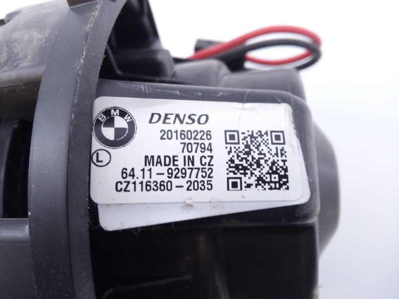 Recambio de ventilador calefaccion para bmw serie 2 active tourer (f45) 218d referencia OEM IAM 20160226 CZ1163602035 E1-A3-43-1