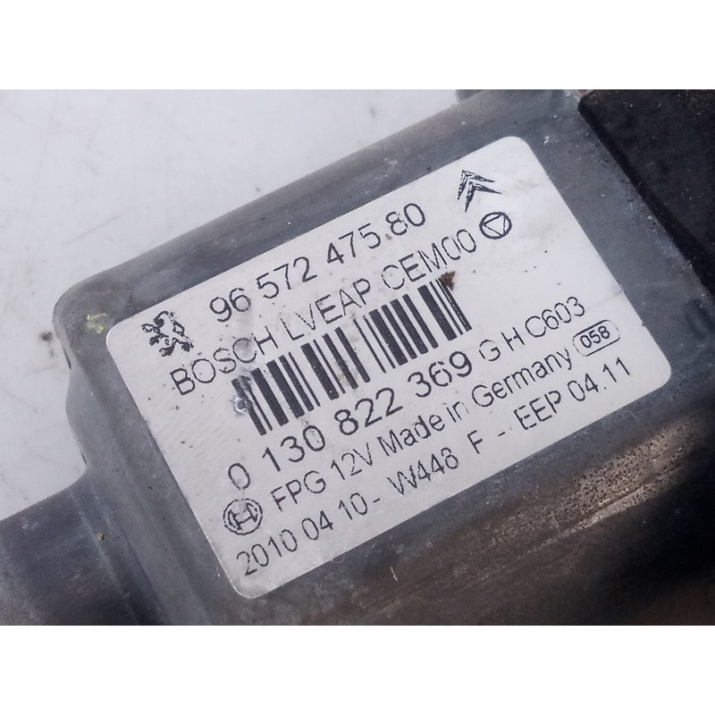 Recambio de elevalunas delantero derecho para peugeot 308 access referencia OEM IAM 9657247580  E1-A4-48-1