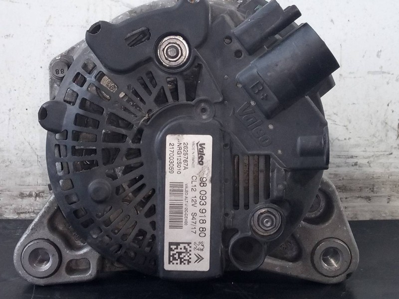 Recambio de alternador para peugeot 208 style referencia OEM IAM 9809391880 2625767A P3-A4-18-3