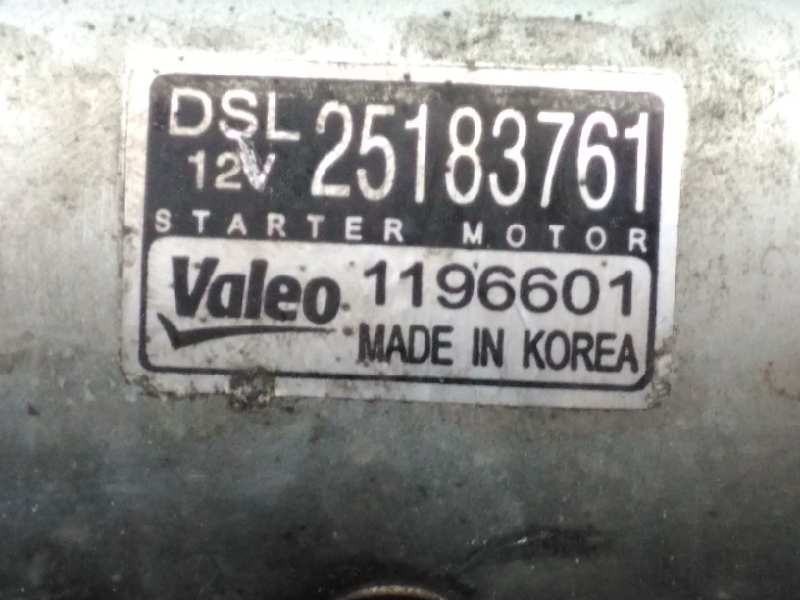 Recambio de motor arranque para chevrolet orlando lt+ referencia OEM IAM 25183761 1196601 P3-A7-18-3