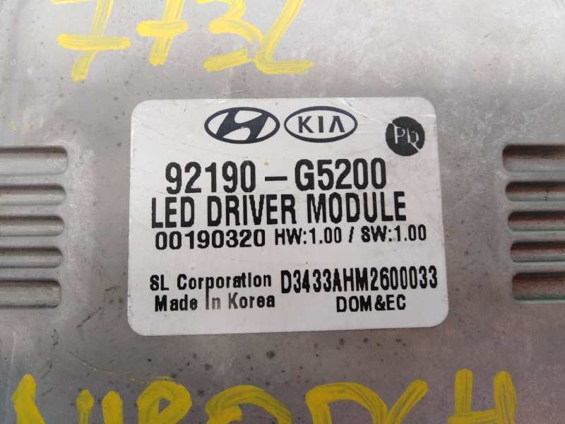 Recambio de centralita faros xenon para kia niro concept plug-in hybrid referencia OEM IAM 92190G5200 00190320 E3-A3-25-3