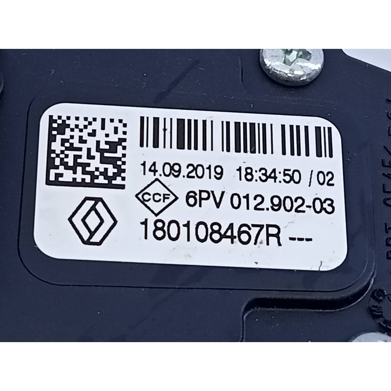Recambio de pedal acelerador para dacia duster ii prestige referencia OEM IAM 180108467R 6PV01290203 E2-A1-44-7