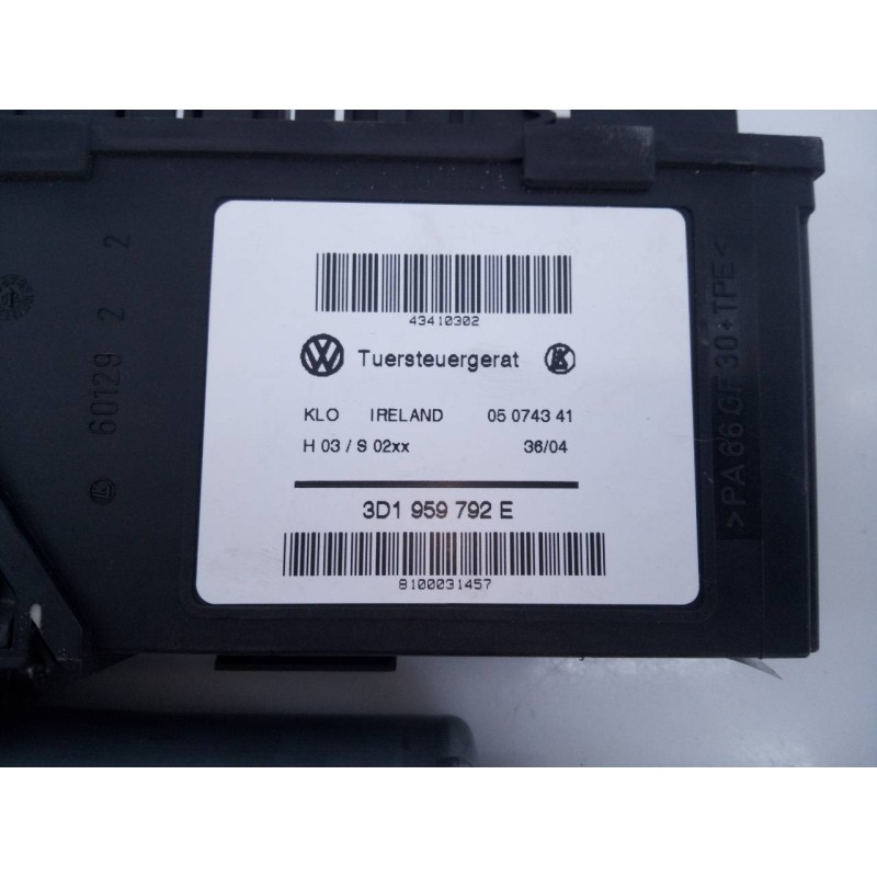 Recambio de motor elevalunas delantero derecho para porsche cayenne (typ 9pa) s referencia OEM IAM 3D1959792E 0130921765 E1-A5-3