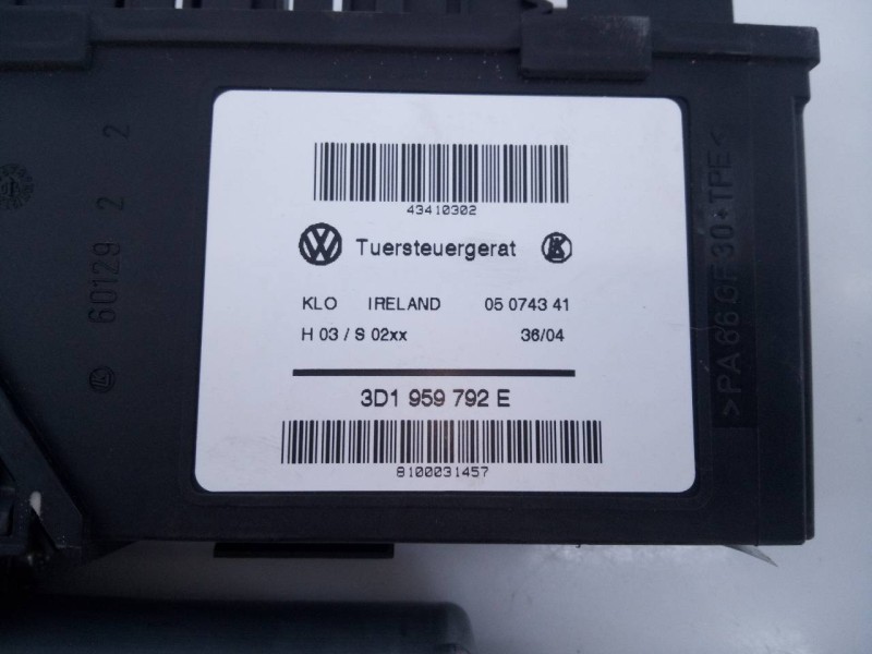 Recambio de motor elevalunas delantero derecho para porsche cayenne (typ 9pa) s referencia OEM IAM 3D1959792E 0130921765 E1-A5-3