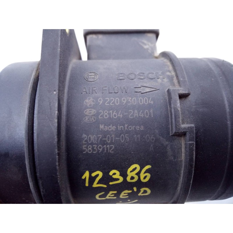Recambio de caudalimetro para kia cee´d active referencia OEM IAM 281642A401 9220930004 E3-A3-29-1