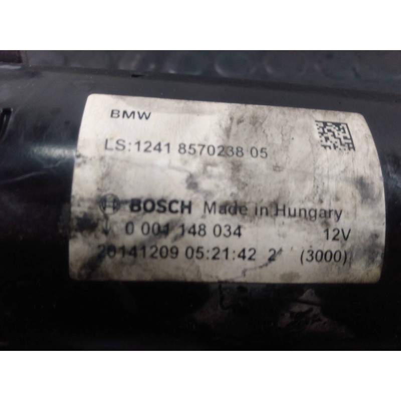 Recambio de motor arranque para bmw x1 (e84) 2.0 turbodiesel cat referencia OEM IAM 0001148034 1241857023805 P3-B8-10-2