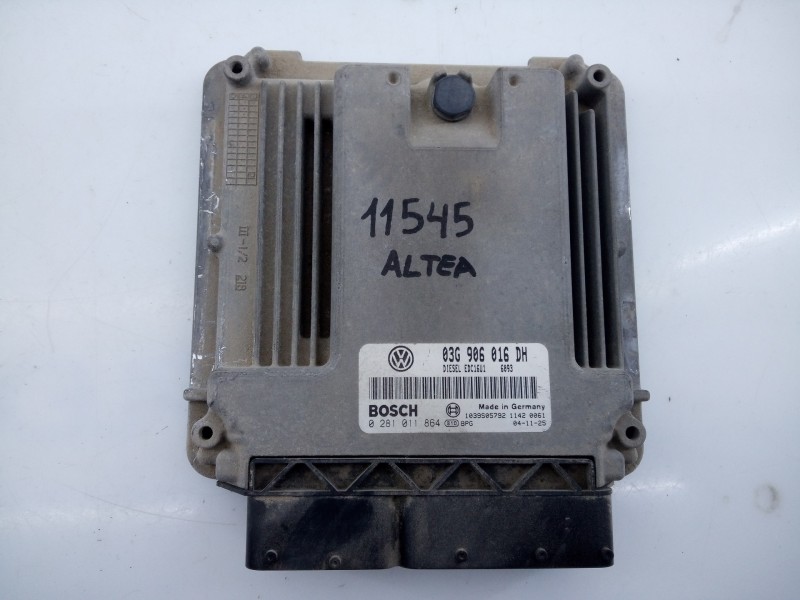 Recambio de centralita motor uce para seat altea (5p1) reference referencia OEM IAM 03G906016DH 0281011864 E2-A1-10-3