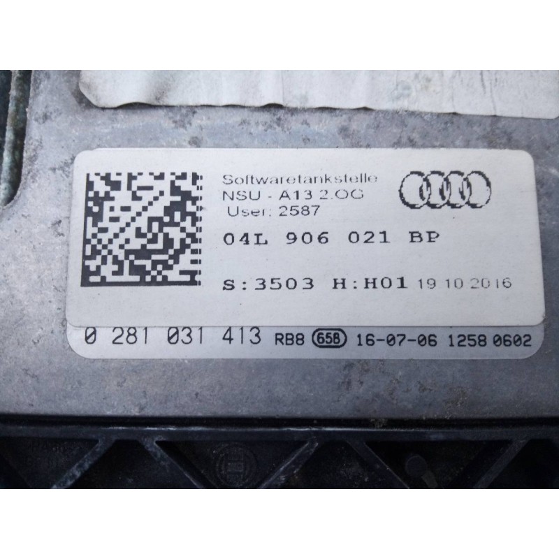 Recambio de centralita motor uce para audi a6 berlina (4gc) 2.0 tdi ultra referencia OEM IAM 04L906021BP 0281031413 E2-A1-19-7