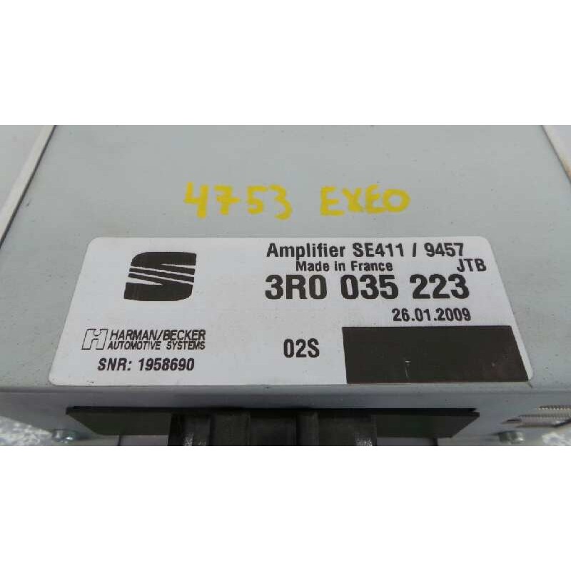 Recambio de modulo electronico para seat exeo berlina (3r2) style referencia OEM IAM 3R0035223  E1-B6-3-3