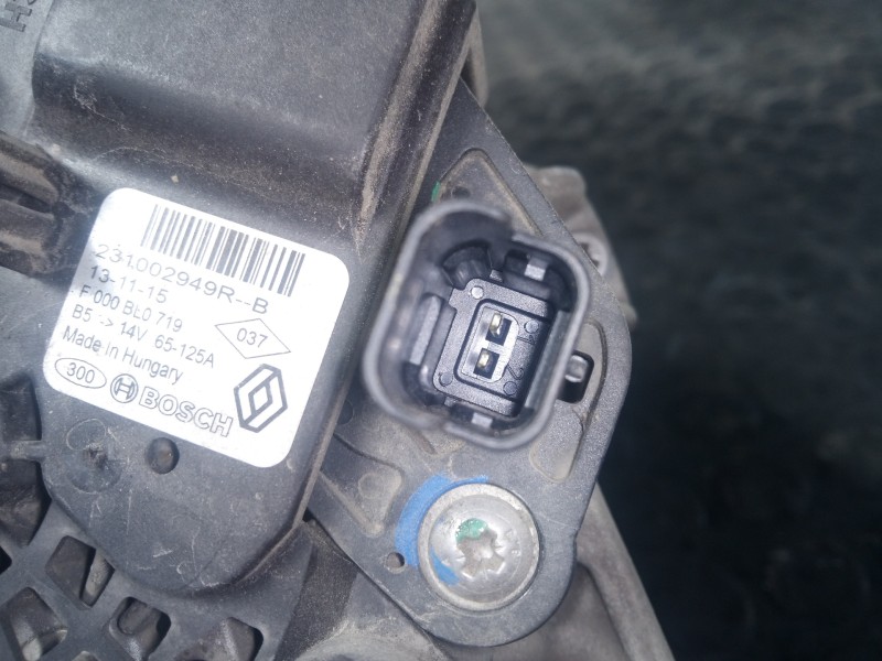 Recambio de alternador para dacia lodgy laureate referencia OEM IAM 231002949R  P3-B5-18-3