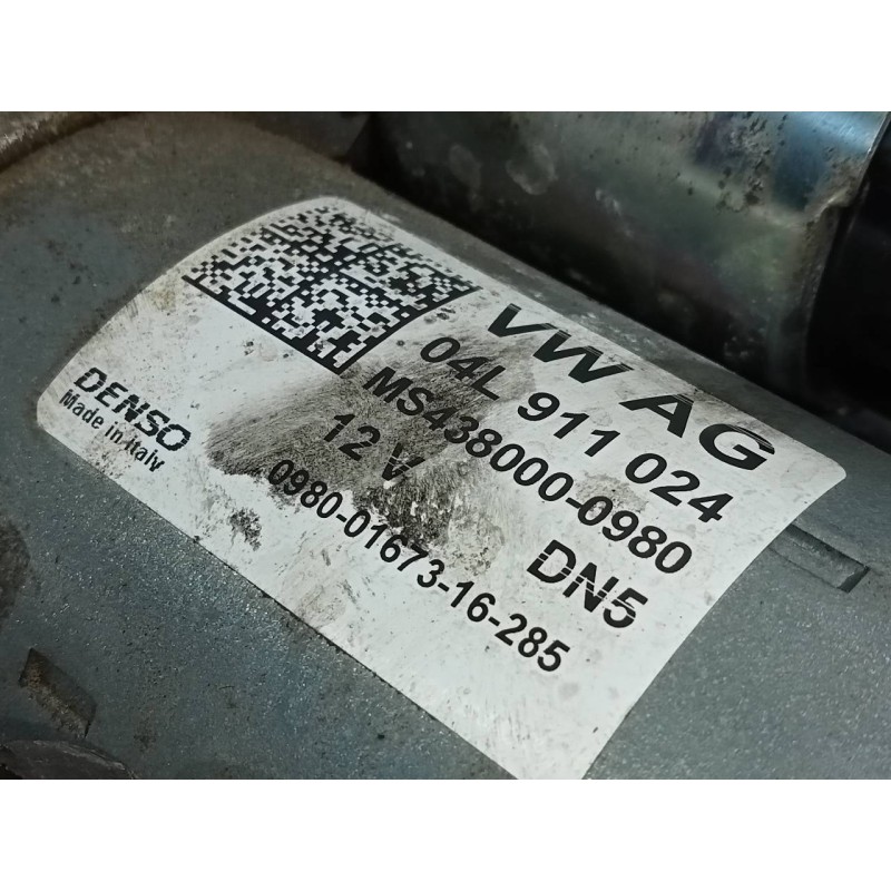Recambio de motor arranque para audi a6 berlina (4gc) 2.0 tdi ultra referencia OEM IAM 04L911024 MS4380000980 P3-B7-19-1