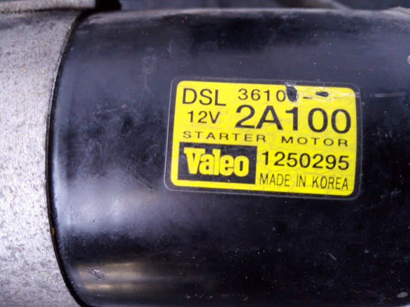 Recambio de motor arranque para kia cee´d active referencia OEM IAM  1250295 P3-B7-29-2