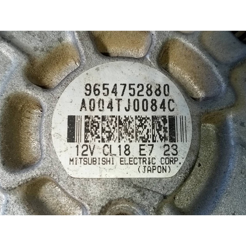 Recambio de alternador para citroën c4 grand picasso exclusive referencia OEM IAM 9654752880 A004TJ0084C P3-A4-13-5