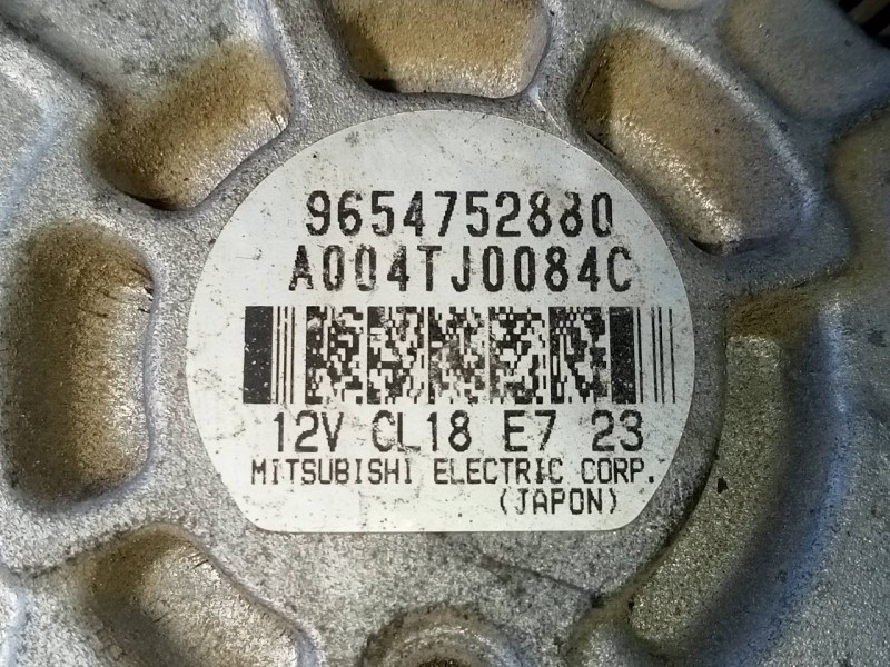 Recambio de alternador para citroën c4 grand picasso exclusive referencia OEM IAM 9654752880 A004TJ0084C P3-A4-13-5