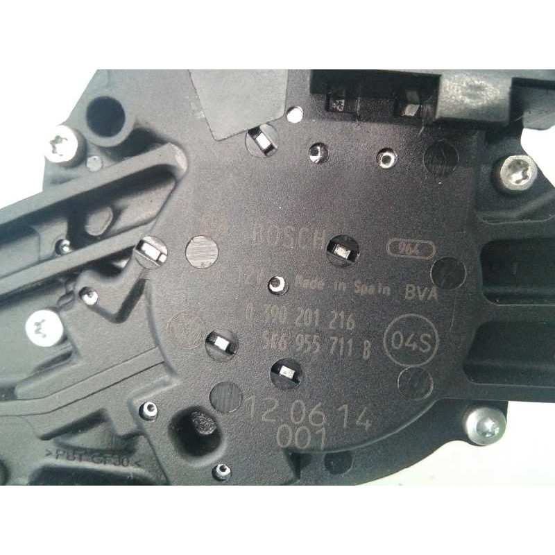 Recambio de motor limpia trasero para volkswagen golf vi (5k1) rabbit bluemotion referencia OEM IAM 5K6955711B  E1-B6-12-1