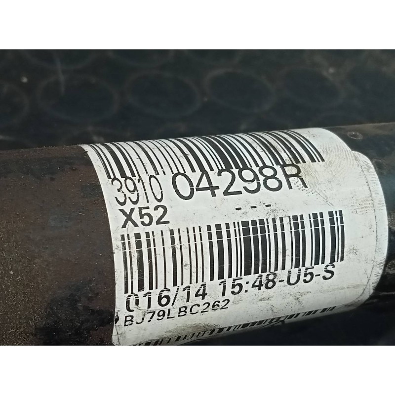 Recambio de transmision delantera derecha para dacia sandero ambiance referencia OEM IAM 391004298R  P1-B6-24