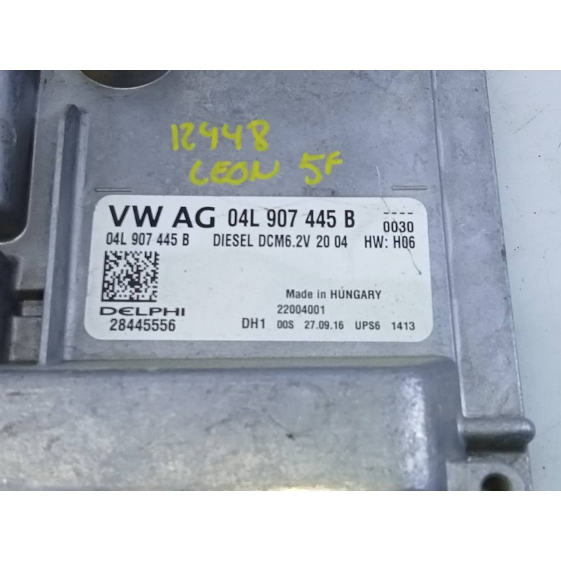 Recambio de centralita motor uce para seat leon st (5f8) style referencia OEM IAM 04L907445B 28445556 E2-A1-15-2