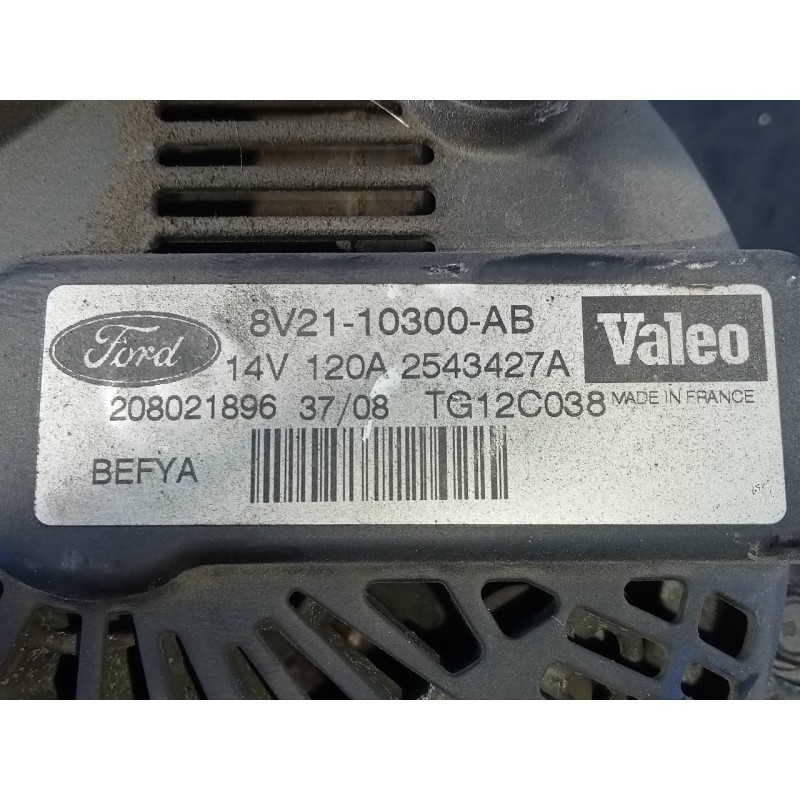 Recambio de alternador para ford fiesta (cb1) titanium referencia OEM IAM 8V2110300AB 2543427A P3-A4-14-4