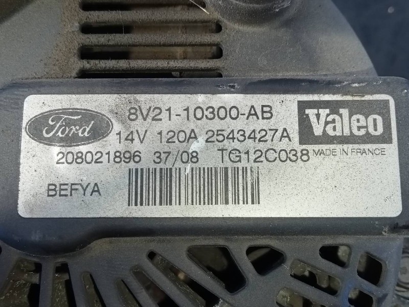 Recambio de alternador para ford fiesta (cb1) titanium referencia OEM IAM 8V2110300AB 2543427A P3-A4-14-4