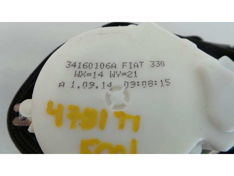 Recambio de cinturon seguridad trasero izquierdo para fiat 500 l living (351) pop star referencia OEM IAM 07355710690  E2-B2-60-