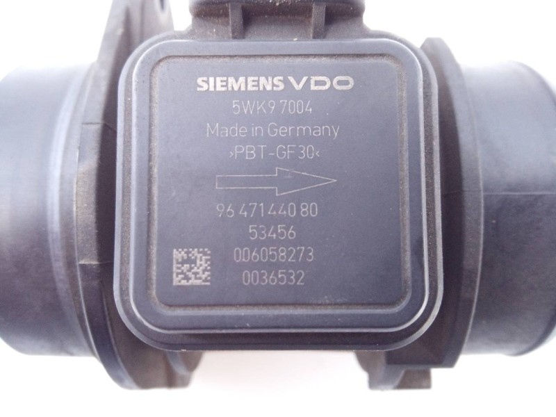 Recambio de caudalimetro para ford fiesta (cb1) titanium referencia OEM IAM 5WK97004 9647144080 E3-B3-24-3