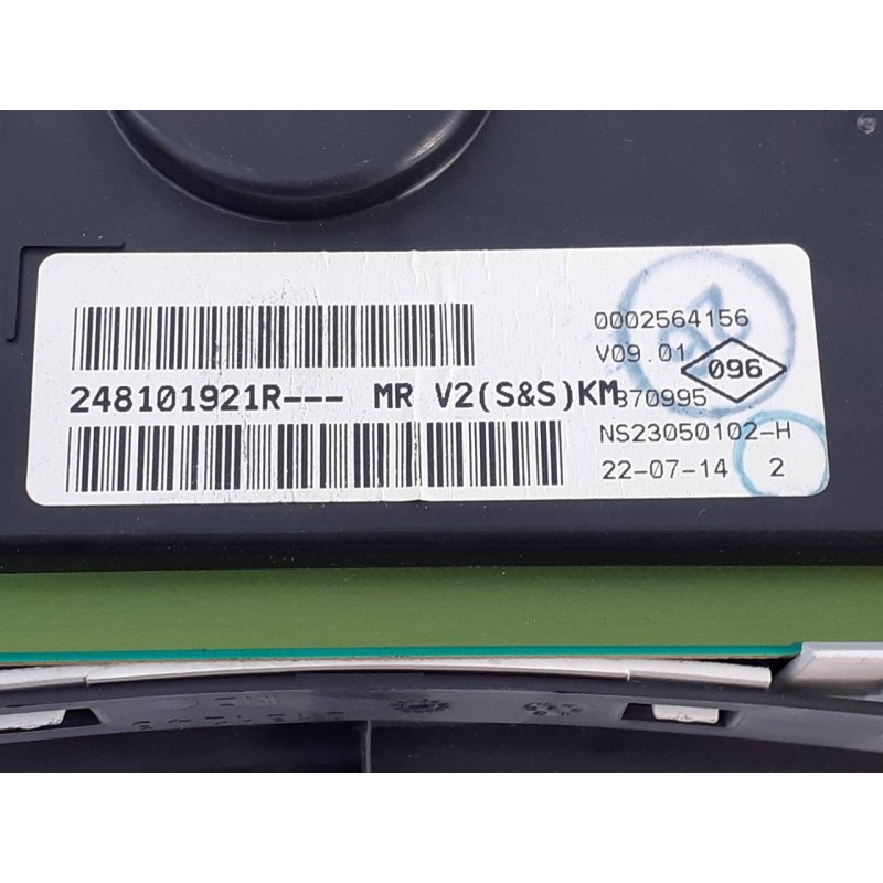 Recambio de cuadro instrumentos para dacia sandero stepway referencia OEM IAM 248101921R  