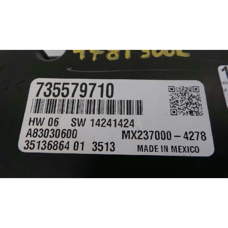 Recambio de mando climatizador para fiat 500 l living (351) pop star referencia OEM IAM 735579710  E2-B2-60-2