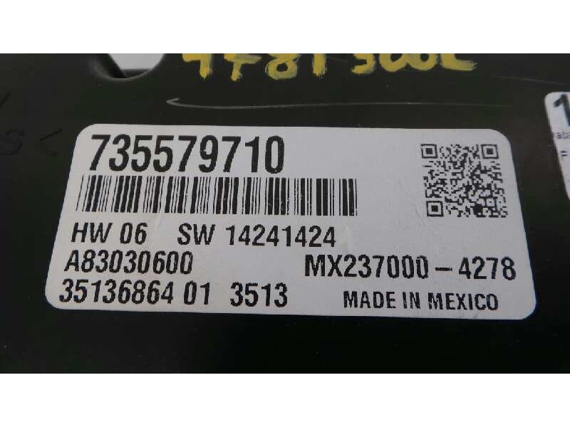 Recambio de mando climatizador para fiat 500 l living (351) pop star referencia OEM IAM 735579710  E2-B2-60-2